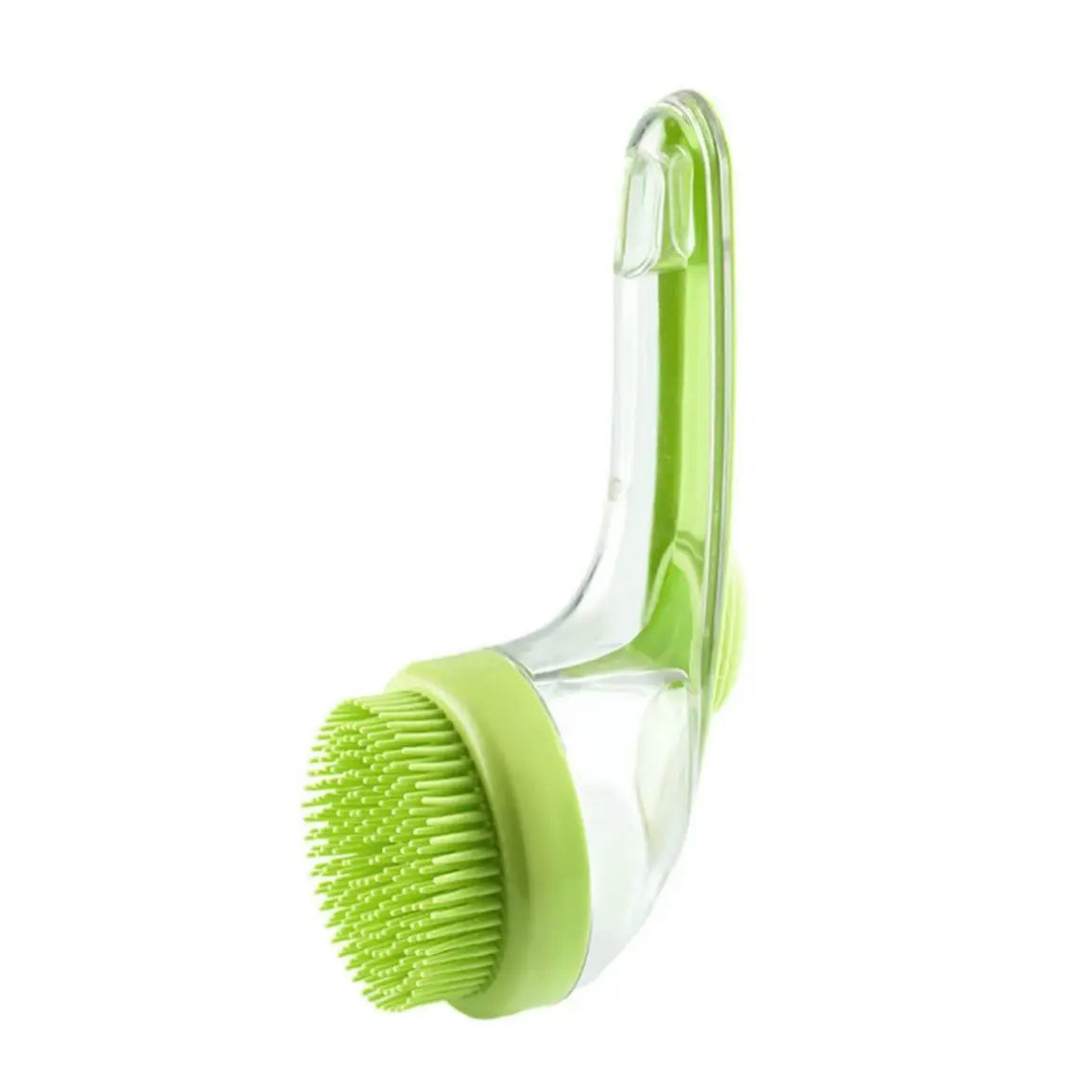 2026 Enhanced 2-in-1 Pet Bath Brush with Soap Dispenser, 8 x 3 x 4 Inches, Soft Silicone Grooming and Shedding Comb for Dogs and Cats, Gentle Massage Scrubber for Effortless Bathing and Improved Coat Cleanliness