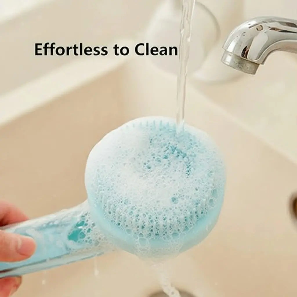 2026 Enhanced 2-in-1 Pet Bath Brush with Soap Dispenser, 8 x 3 x 4 Inches, Soft Silicone Grooming and Shedding Comb for Dogs and Cats, Gentle Massage Scrubber for Effortless Bathing and Improved Coat Cleanliness