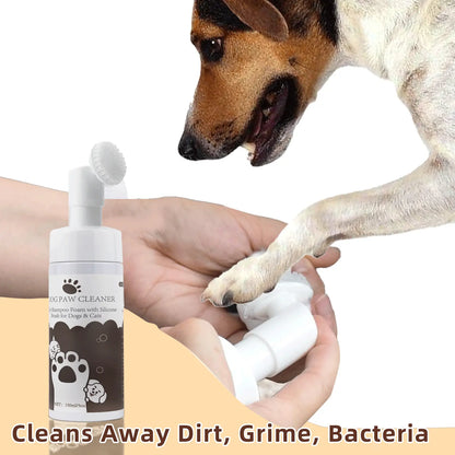 Dog Paw Cleaner, Dogaccessories, No-Rinse Paw Cleaner for Dogs & Cats (5 Oz), Paw Balm for Heal Dry Cracked Paws & Nose, Pet Foot Care, Pet Cleaning Dog Paw Puppy Kittens Grooming Paw Trimmer